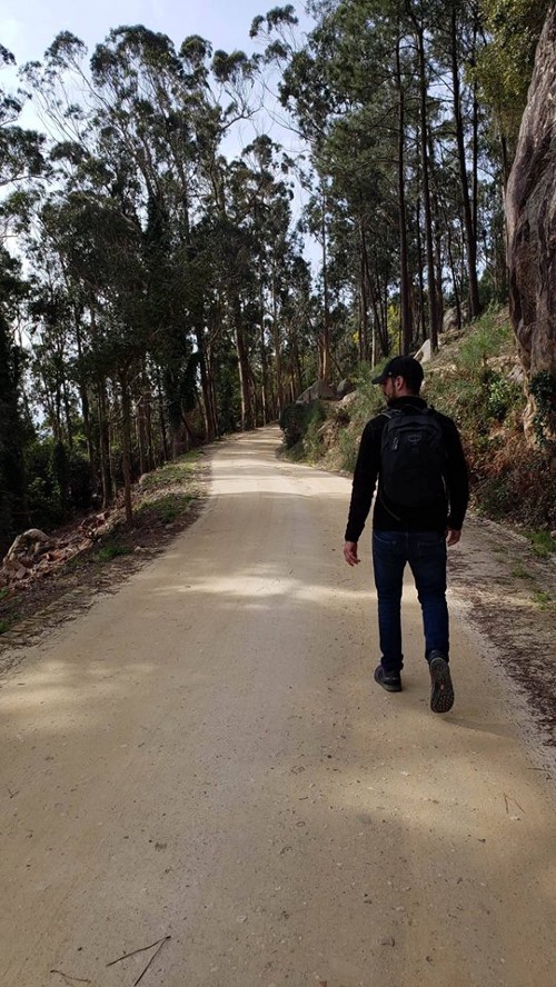 Walking through the hills of Portugal